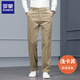 羅蒙（ROMON）純棉燈芯絨休閑褲2026新款春秋冬季男士條絨直筒褲商務(wù)男褲子 淺卡其【秋季新款】 33