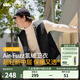 蕉下（beneunder）馬甲男士秋冬保暖氣絨無(wú)袖外套戶(hù)外運動(dòng)背心輕薄百搭CL97324 漫暮黑 170/92A(M)