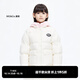 little MO&Co.兩件套三穿蓄熱 童裝男童女童搖粒絨羽絨服外套馬甲 米白色 155 155/72