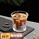 Hero 日式錘紋杯透明玻璃咖啡杯耐高溫茶杯防滑水杯手沖咖啡杯 錘紋玻璃杯200ml