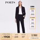 PORTS寶姿早春新款女裝職場(chǎng)休閑小西裝ALD8J008NWW050 黑色 M (6)