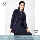 玖姿（JUZUI）商場(chǎng)同款職業(yè)通勤西裝女裝春款風(fēng)衣外套JWDC41301 深紫 L