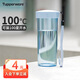 特百惠（Tupperware）瑩彩430ML塑料杯男女士學(xué)生夏季運動(dòng)水杯子戶(hù)外便攜大容量 冰水藍
