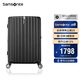 新秀麗（Samsonite）行李箱28英寸拉桿箱豎條紋大容量旅行箱包托運(yùn)密碼箱黑色GU9