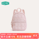 BAGSMART雙肩包迷你書(shū)包初中生女包輕便旅行出差通勤小眾設計小背包旅行包 粉色