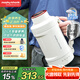摩飛電器（Morphyrichards）電熱水壺 便攜式燒水壺 家用戶(hù)外旅行1L大容量雙層304不銹鋼保溫防燙旅行電水壺電熱水杯MR6061白
