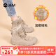 快樂(lè )瑪麗（J&M）雪地靴女2025冬季新款厚底加絨加厚保暖東北大棉鞋工裝鞋女 沙色【加絨保暖】 37