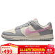 耐克NIKE女子休閑板鞋 DUNK 經(jīng)典緩震運動(dòng)鞋 DD1873-002灰粉色38