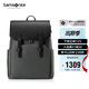 新秀麗（Samsonite）雙肩包電腦包15.6英寸男女牛皮革背包大容量出差旅行包NV0*003