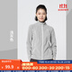 迪卡儂（DECATHLON）戶(hù)外透濕抓絨女加厚搖粒絨抓絨衣保暖外套沖鋒衣內膽MH100 全拉鏈-淺灰色 M