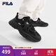 斐樂(lè )（FILA）官方男鞋MARS 3 S復古運動(dòng)鞋冬季新款火星鞋跑步鞋 黑-BK 42