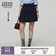 Teenie Weenie小熊女裝半身裙2025年夏季新款甜美活力裙子花苞短裙 藏青色 S