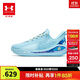 安德瑪（Under Armour）【庫里12】?jì)和湍ネ笟饣@球鞋男女童耐磨籃球鞋3028501 藍色 39