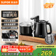蘇泊爾（SUPOR）【中秋節禮品】煮茶器智能自動(dòng)上水電熱水壺茶臺泡茶燒水壺養生消毒茶具304不銹鋼電茶盤(pán) SW-08C13