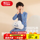 紅豆兒童純棉秋衣秋褲套裝男女中大童薄款秋冬保暖內(nèi)衣A類(lèi)全棉棉毛衫 H3M1001灰藍(lán)星球 150