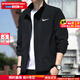 耐克（NIKE）外套男裝上衣 2025秋季新款運動(dòng)服休閑透氣跑步立領(lǐng)速干百搭夾克 熱推/Dri-FIT經(jīng)典薄款/曬圖退10 偏小一碼 L (175/92A)