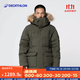 迪卡儂（DECATHLON）羽絨服男女同款秋冬中長(cháng)款青年派克大衣極寒徒步加厚帥氣潮流外套 卡其色 M