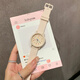 初高中生考試專(zhuān)用手表女款學(xué)生高顏值簡(jiǎn)約小表盤(pán)只看時(shí)間兒童手表 3002卡其色【送表盒+備用電池】
