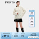 PORTS寶姿女裝秋季新款流蘇設(shè)計感羊毛衫ALD9K405NKW006 奶白色 M L