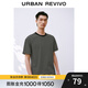 UR2025夏季新款男裝休閑簡(jiǎn)約撞色條紋短袖T恤UMB450021 黑色條紋 M