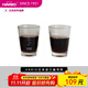 HARIO日本進(jìn)口盎司杯帶刻度咖啡杯日式玻璃杯濃縮咖啡杯SGS 140ml*2