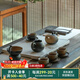 萬(wàn)仟堂（Edenus）高檔茶具套裝 家用客廳泡茶器全套中秋禮品禮物禮盒 萬(wàn)事勝意A 秋山釉 1壺1海1漏6杯6碟 15頭