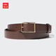 優(yōu)衣庫女裝皮帶/腰帶商務(wù)通勤休閑26春夏新款481609 38 深褐色 106cm /L