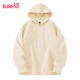 班尼路（Baleno）連帽衛衣男春秋季潮流ins簡(jiǎn)約大碼帶帽上衣男生寬松慵懶純色帽衫
