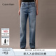 Calvin KleinJeans【復刻90系列】25春夏女士ck淺色復古直筒牛仔褲47B908G W99-牛仔藍 25
