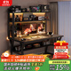 心有良家書(shū)桌書(shū)架一體桌家式電腦桌洞洞板置物架學(xué)習桌A051 120*60黑色
