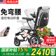 Ainsnbot 電動(dòng)輪椅車(chē)HG-W73002智能遙控全自動(dòng)老年輕便可折疊旅行老人專(zhuān)用