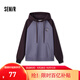 森馬（Semir）[商場(chǎng)同款]中國國家地理系列衛衣女圖案2024新款加絨寬松冬裝 紫色調00377 L