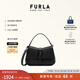 芙拉（FURLA）[11.11搶先購]【明星同款】FLOW牛皮迷你女士手提包休閑斜挎包 黑色