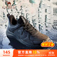 駱駝（CAMEL）男鞋戶外防潑水輕量緩震慢跑步運動鞋子  A13230L4855 黑色 42