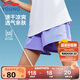 李寧（LI-NING）童裝兒童運動(dòng)褲子女小大童速干反光logo訓練無(wú)拘短褲150YKSV232-2