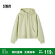 森馬（Semir）[商場(chǎng)同款]女連帽插肩袖寬松2024冬季純色衣服簡(jiǎn)約風(fēng)101724116023