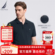 諾帝卡（NAUTICA）男裝夏季棉氨混紡休閑親膚透氣短袖POLO衫男KE3100 藏青4NV（231） S