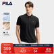 FILA 斐樂(lè )官方領(lǐng)航POLO短袖t恤2025年夏季時(shí)尚休閑涼感上衣男子針織衫