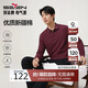 柒牌【7A抗菌/2A防螨/抗靜電】男士長(cháng)袖polo衫25秋季商務(wù)休閑上衣
