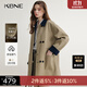 KBNE巴恩風(fēng)卡其色風(fēng)衣外套女中長(cháng)款小個(gè)子大衣春秋新款氣質(zhì)外衣 卡其色 M