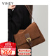 viney牛皮包包女包時(shí)尚單肩包輕奢腋下斜挎包生日禮物高級感送女友老婆