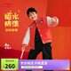 李寧防潑水短棉服青少年男女秋冬印花撞色百搭運動(dòng)外套YJMV009