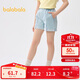 巴拉巴拉童裝兒童短褲女童2025夏裝牛仔休閑中大童褲子208225110002