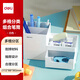 得力（deli）得力多功能抽屜式筆筒 時(shí)尚四層分格收納盒 加厚學(xué)生桌面置物架 8907羊脂白