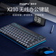 摩天手 X210 無(wú)線(xiàn)鍵鼠套裝 商務(wù)辦公鍵鼠套裝 緊湊型便攜電腦筆記本一體機通用鼠標鍵盤(pán) X210藍黑