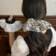 SENDME趙露絲同款發(fā)繩法式復古碎花裙擺大腸發(fā)圈女扎低馬尾發(fā)飾頭繩頭花 碎花裙擺發(fā)圈