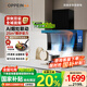 歐派（OPPEIN）家用抽油煙機Ai智能頂側雙吸大吸力 25m3風(fēng)量揮手智控爆炒變頻煙灶聯(lián)動(dòng)煙機 【單煙機]】25立方吸力AI變頻電機