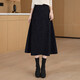 絲柏舍A字半身裙2025秋裝新款女裝寬松款顯瘦高腰中長(cháng)裙