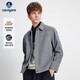 納維凱爾意大利小帆船2025冬款男士休閑毛呢大衣全羊毛夾克外套1331415501