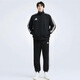 阿迪達斯 （adidas）外套男秋季跑步運動(dòng)立領(lǐng)夾克戶(hù)外防風(fēng)保暖運動(dòng)服 黑/白  XL